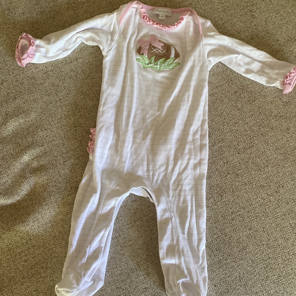 Magnolia Baby footie 6 month